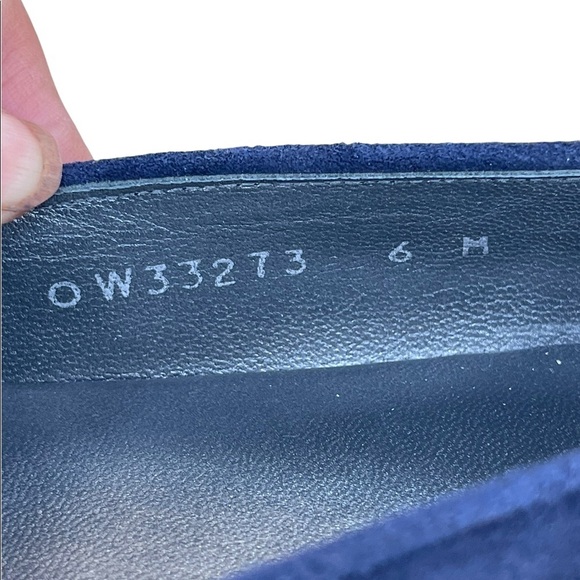 Stuart Weizmann Lingo Silver Stud Cap Slip On Loafers Flats 5.5M - Picture 8 of 10